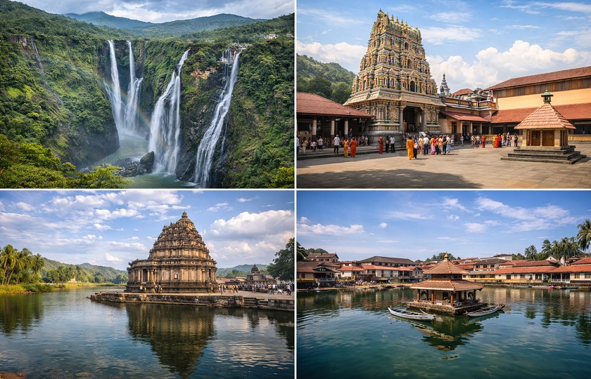 Karnataka 4N - Near Jog Falls 1N - Kollur 1N - Sringeri 1N - Udupi 1N