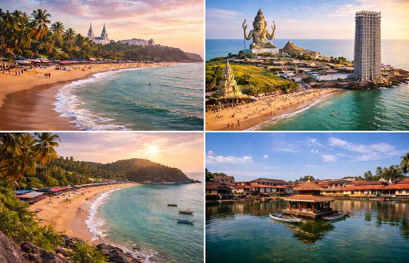 Karnataka 4N - Manglore 1N - Murudeshwar 1N - Gokarna 1N - Udupi 1N