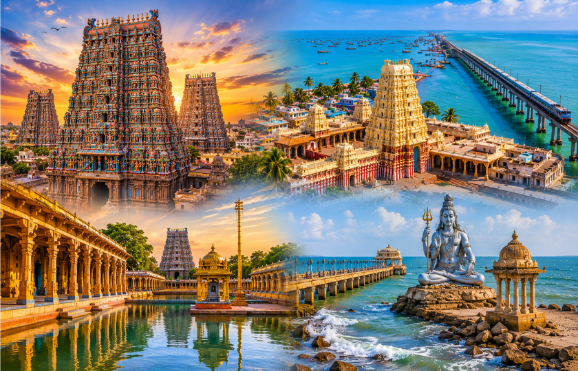 Madurai 1 - Kodaikanal 2 - Rameshwaram 2 - Kanyakumari 1
