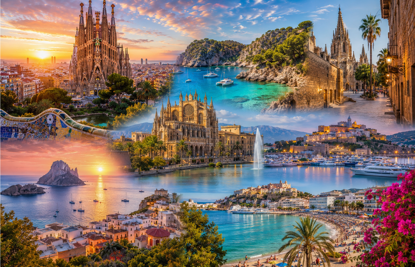 Barcelona 2N - Mallorca 2N - Ibiza 2N - Barcelona 1N
